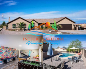 Desert Dreaming Modern 4- bdr pool gameroom Lake side of Hwy